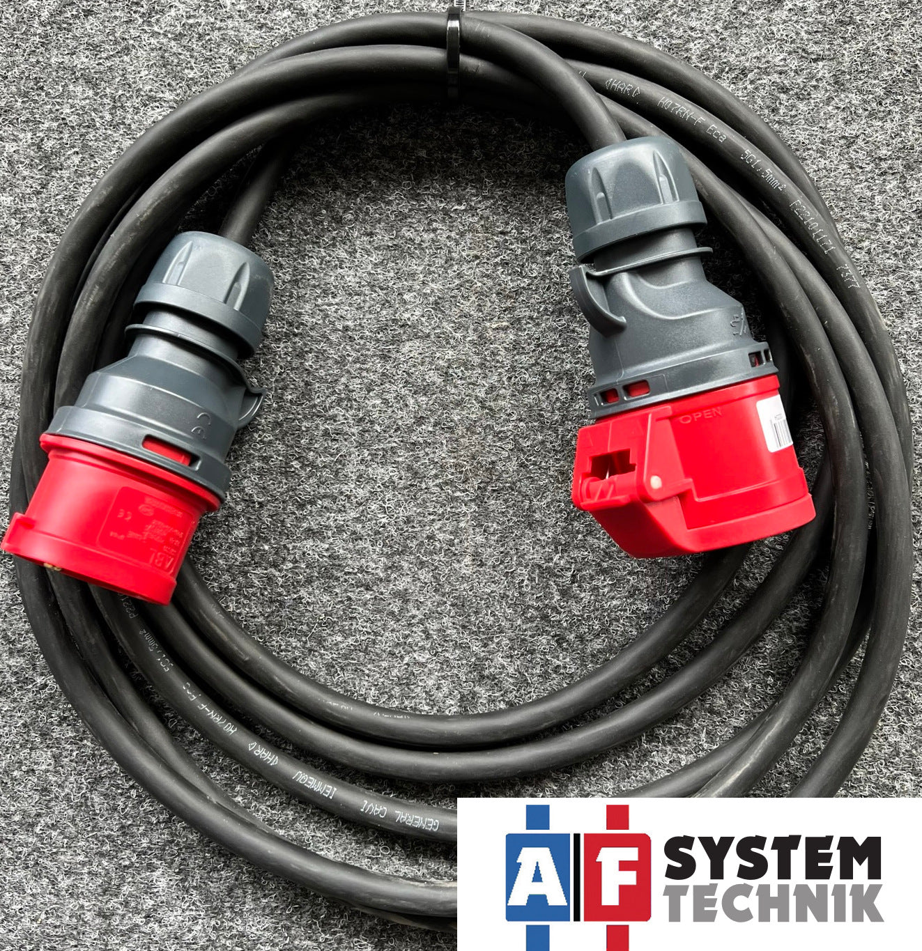 Typ 40/41/42 | CEE-Verlängerungskabel 16A | H07RN-F 5x1,5² | 5-15m | Starkstromkabel ABL